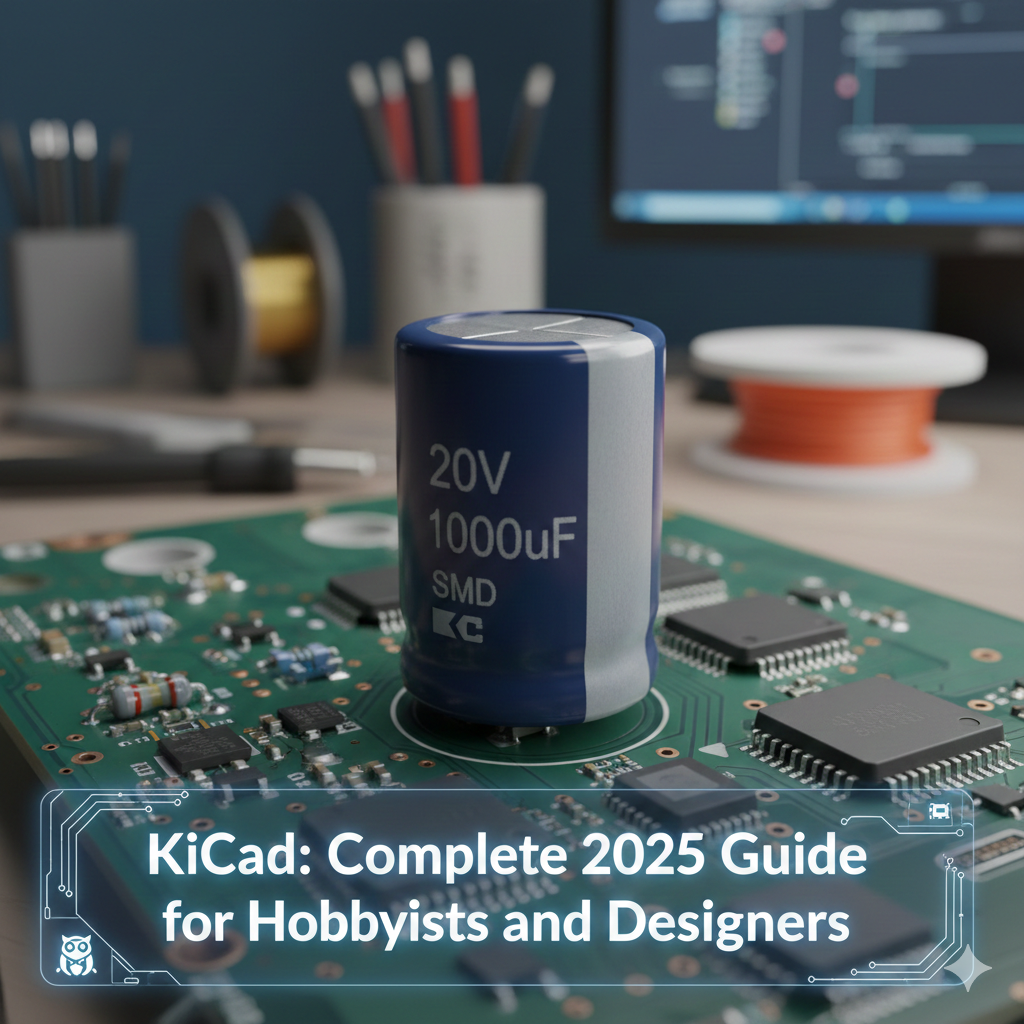 20V 1000uF SMD 4 x 5.4mm Electrolytic Capacitor KiCad: Complete 2025 Guide for Hobbyists and Designers