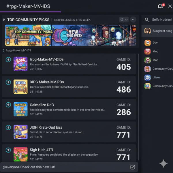 Best Free Sources for RPG Maker MV Player ID Lists