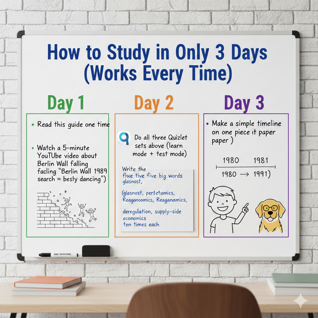 How to Study in Only 3 Days (Works Every Time)