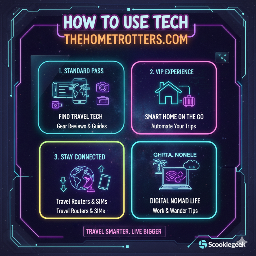 How to Use Tech TheHometrotters .Com