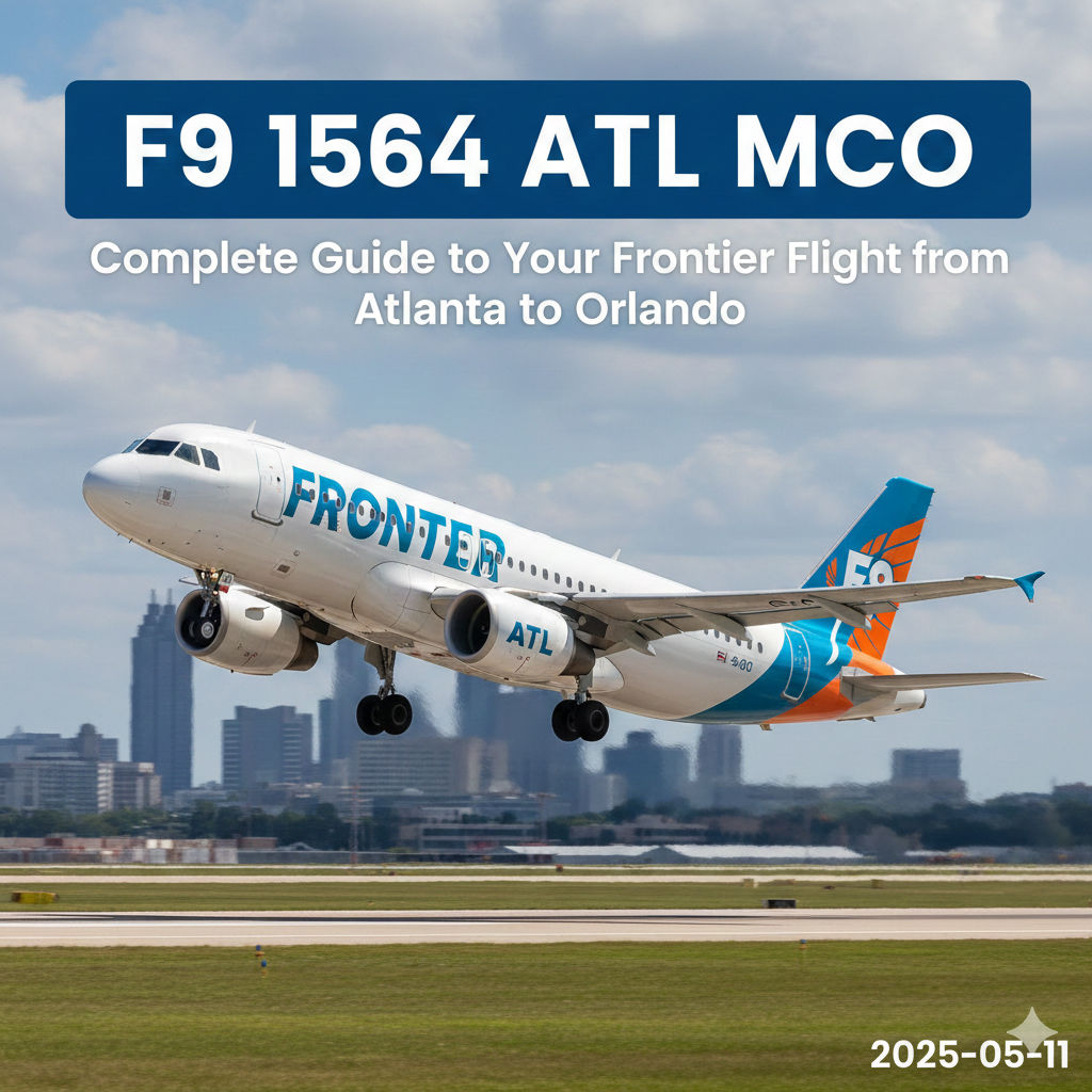 F9 1564 ATL MCO 2025-05-11: Complete Guide to Your Frontier Flight from Atlanta to Orlando