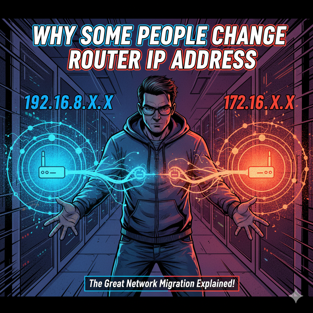 Why Some People Change Router IP Address from 192.168.x.x to 172.16.x.x