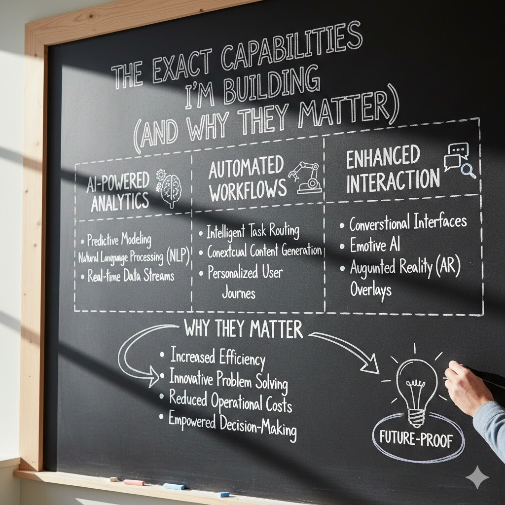 The Exact Capabilities I’m Building (And Why They Matter)