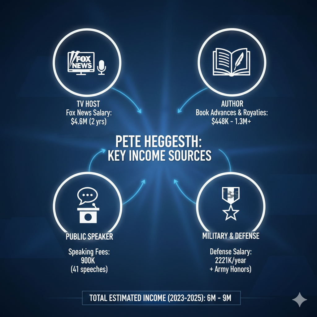 Pete Hegseth Earnings: Books and Talks