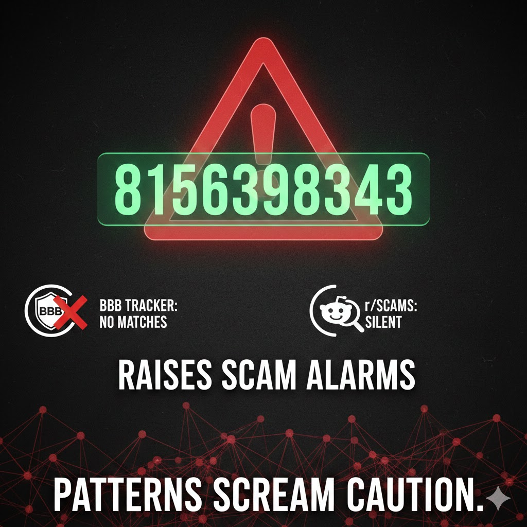 Why 8156398343 Raises Scam Alarms