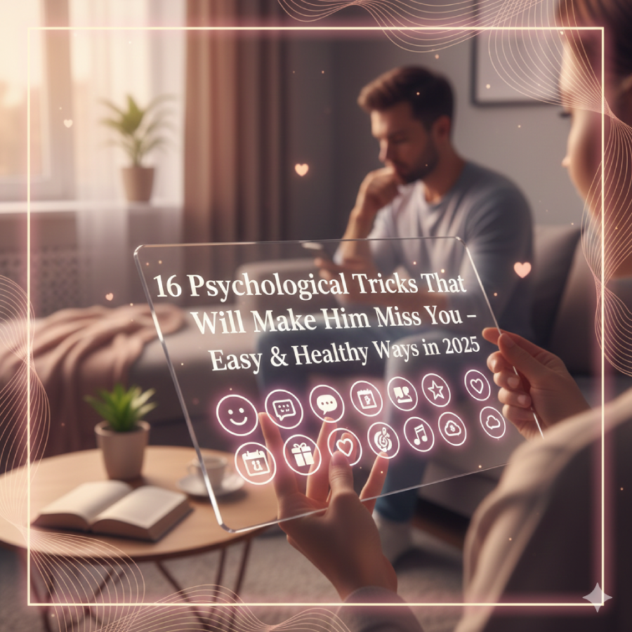 16 Psychological Tricks That Will Make Him Miss You – Easy & Healthy Ways in 2025