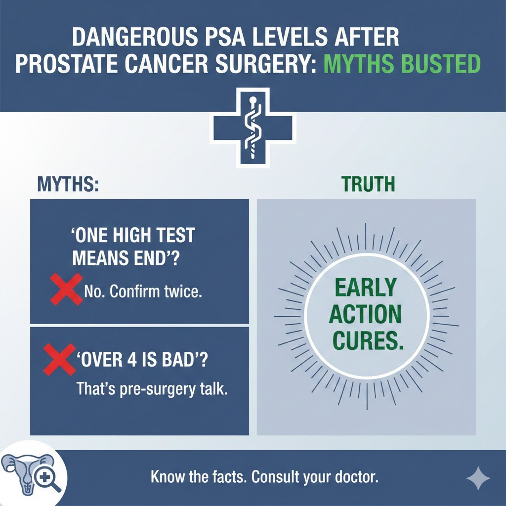 Dangerous PSA Levels After Prostate Cancer Surgery: Myths Busted