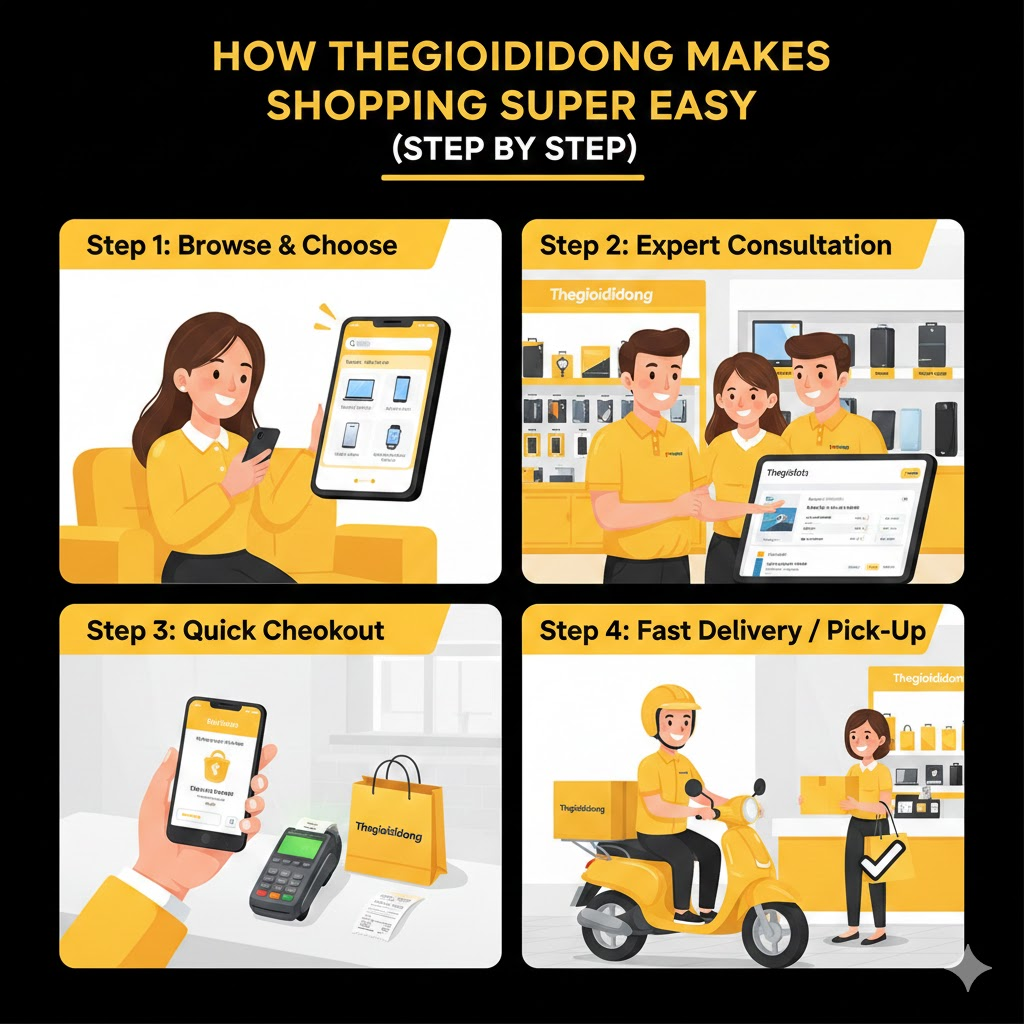 How Thegioididong Makes Shopping Super Easy (Step by Step)