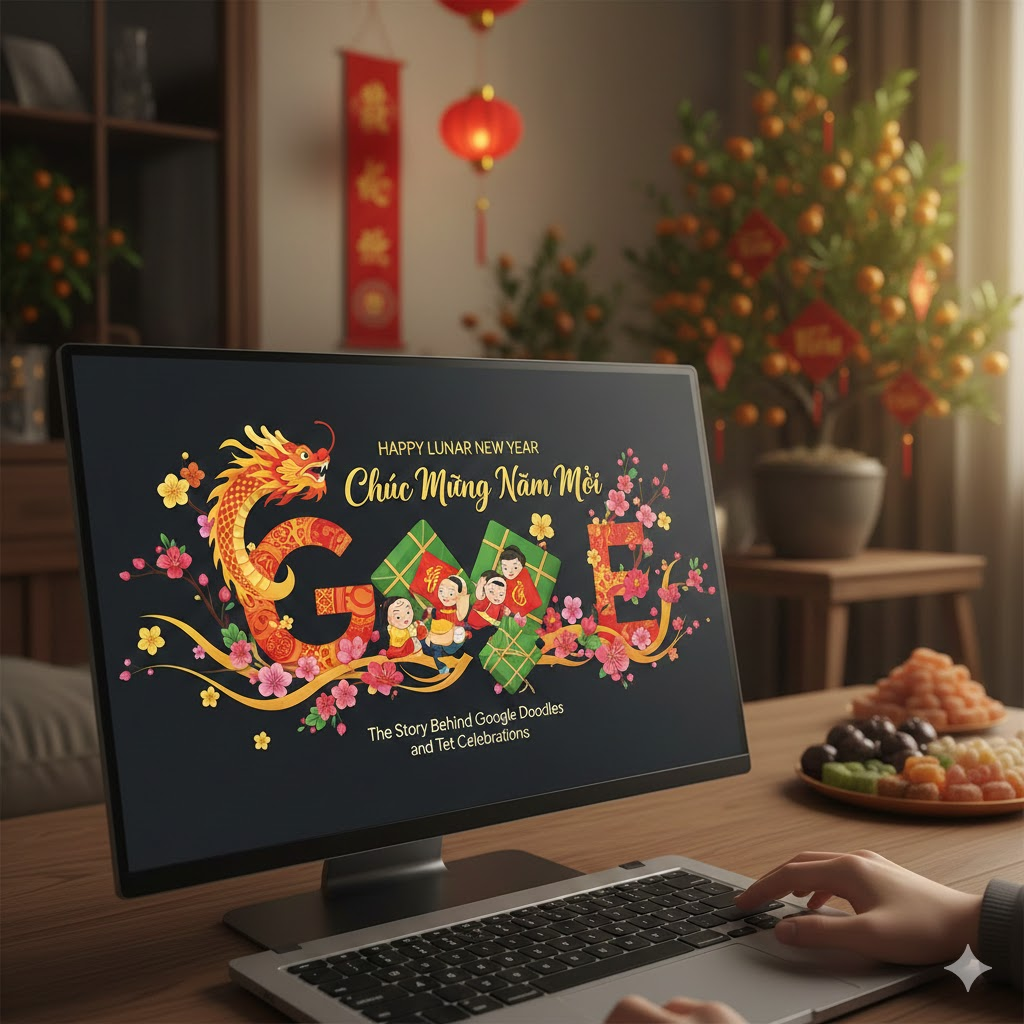 The Story Behind Google Doodles and Tet Celebrations