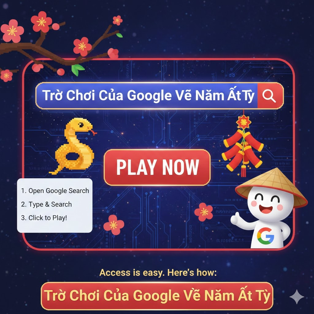 How to Find and Start Trò Chơi Của Google Về Năm Ất Tỵ
