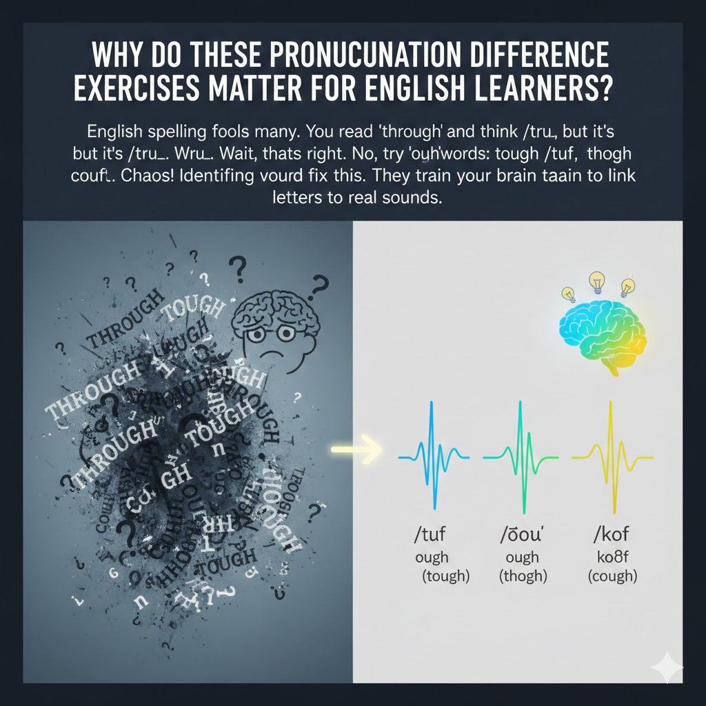 Why Do These Pronunciation Difference Exercises Matter for English Learners?