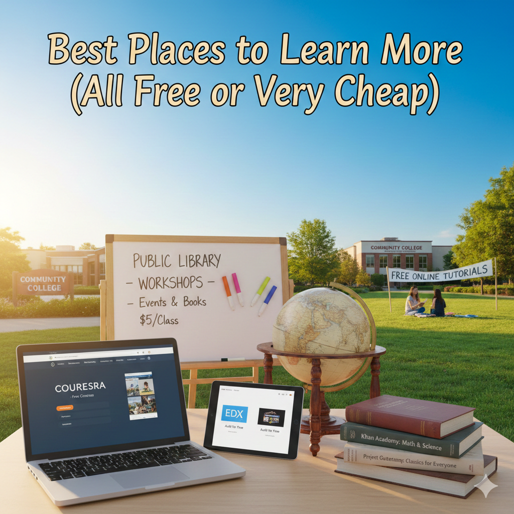 Best Places to Learn More (All Free or Very Cheap)