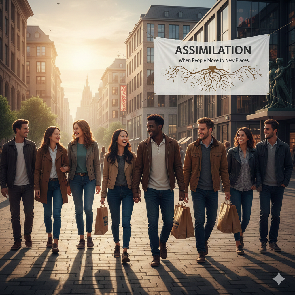 Assimilasjon When People Move to New Places