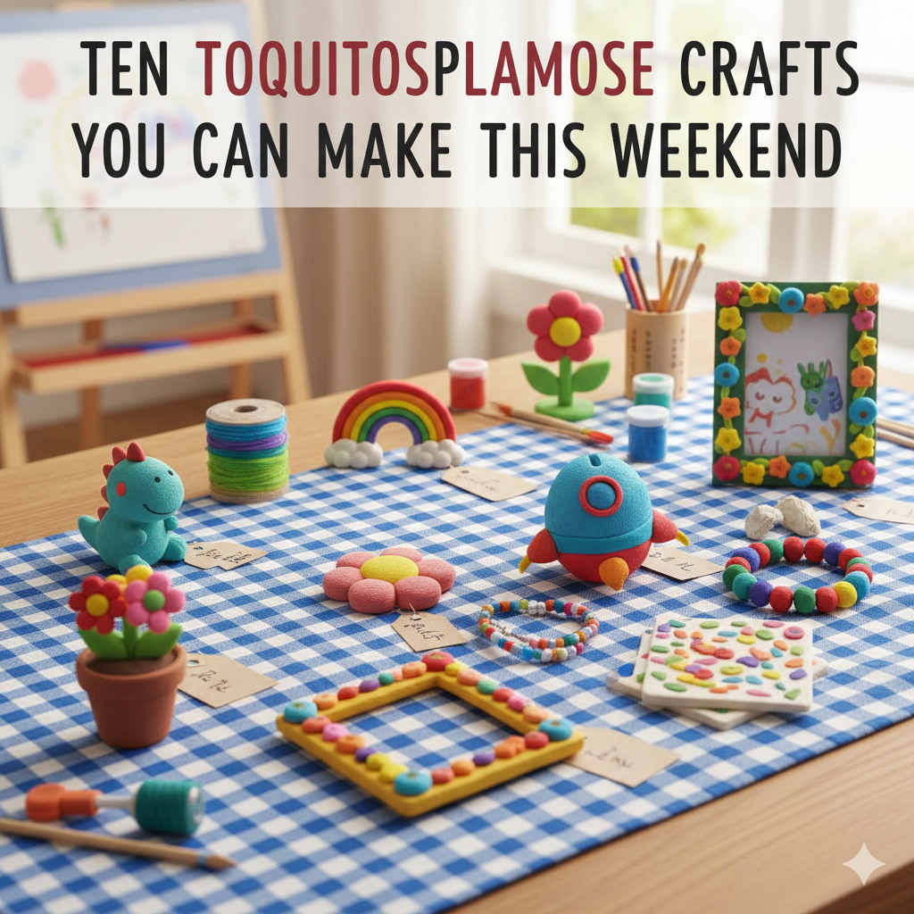 Ten Toquitosplamose Crafts You Can Make This Weekend