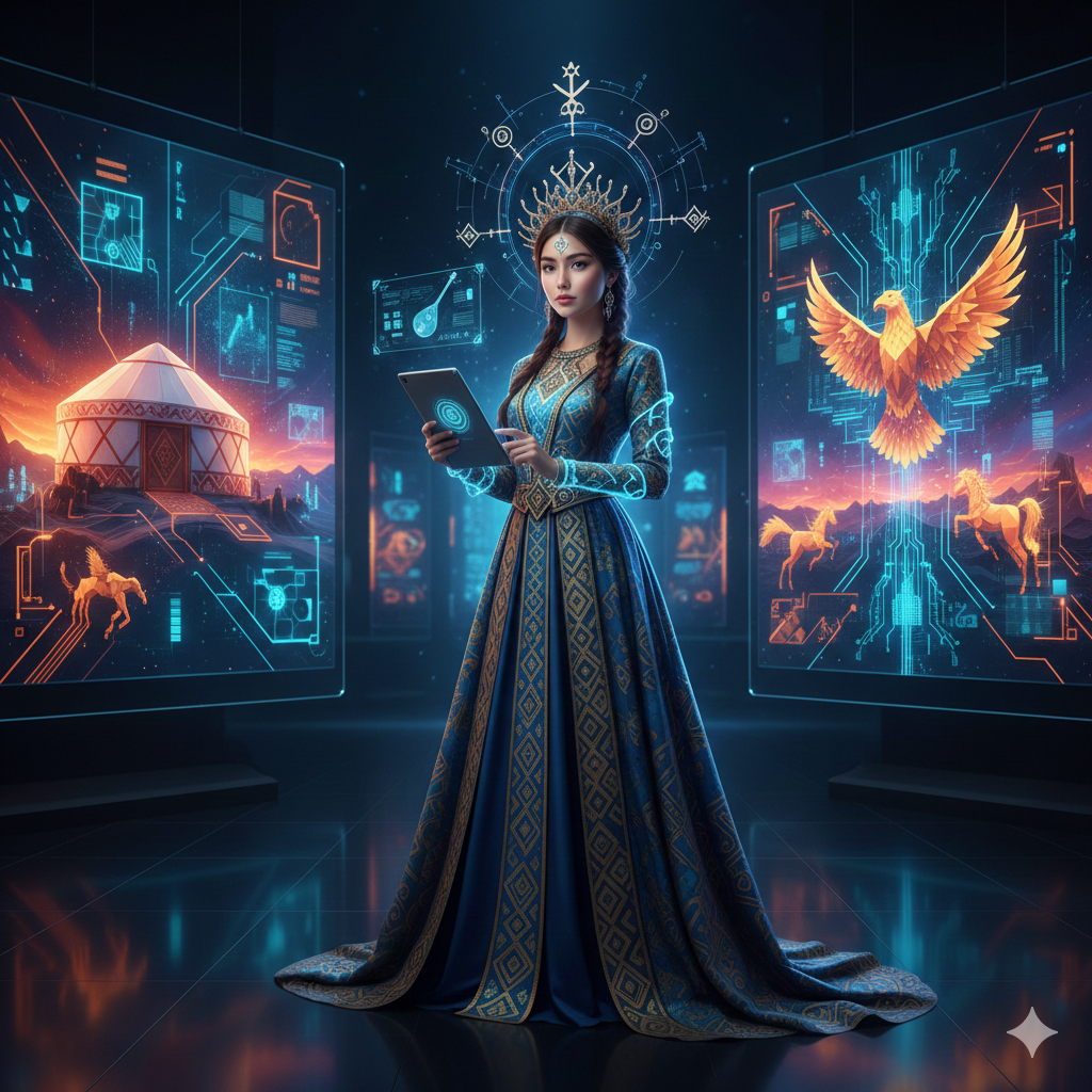 Asylmendibaeva: Blending Kazakh Heritage with Digital Innovation