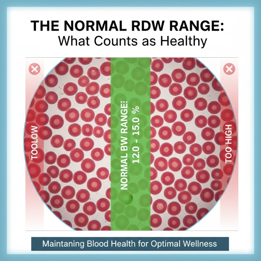 The Normal RDW Range: What Counts as Healthy