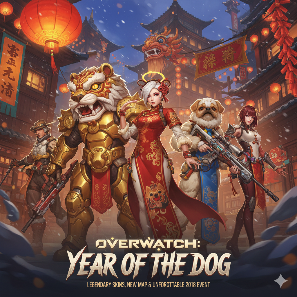 Overwatch Year of the Dog: Legendary Skins, New Map & Unforgettable 2018 Event
