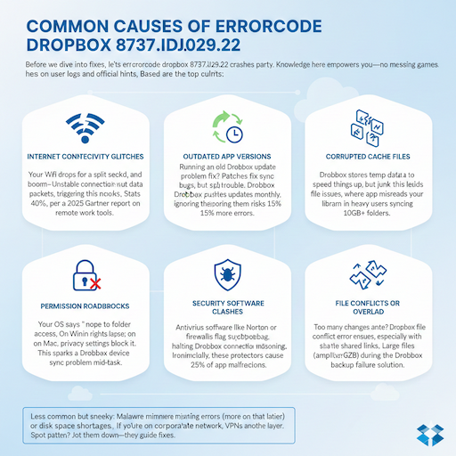 Common Causes of Errorcode Dropbox 8737.idj.029.22