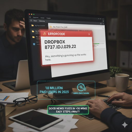 Errorcode Dropbox 8737.idj.029.22: Easy Fixes for Sync Failures and File Access Problems