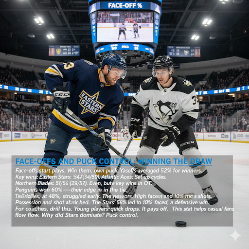 Face-Offs and Puck Control: Winning the Draw
