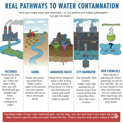Real Pathways to Water Contamination