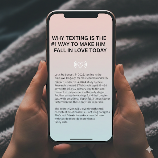 Why Texting Is the #1 Way to Make Him Fall in Love Today