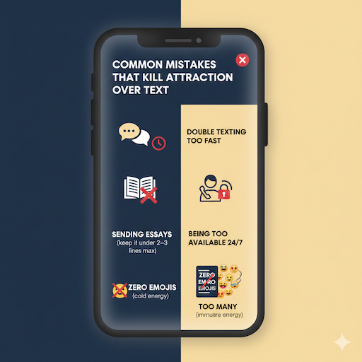 Common Mistakes That Kill Attraction Over Text