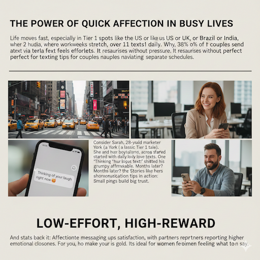 The Power of Quick Affection in Busy Lives