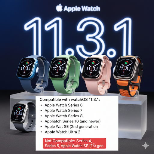 Apple Has Released watchOS 11.3.1 for the Apple Watch: Essential Security Update