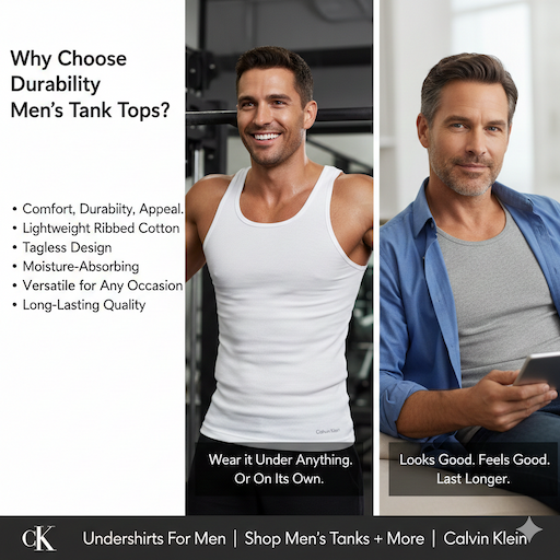Why Choose Calvin Klein Men’s Tank Tops?