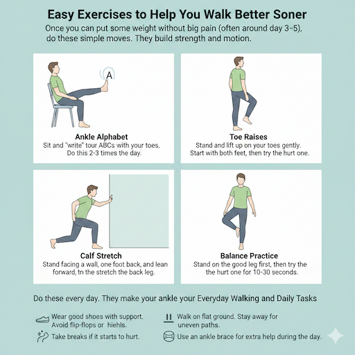 Easy Exercises to Help You Walk Better Sooner
