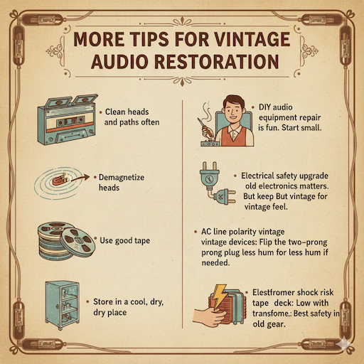 More Tips for Vintage Audio Restoration