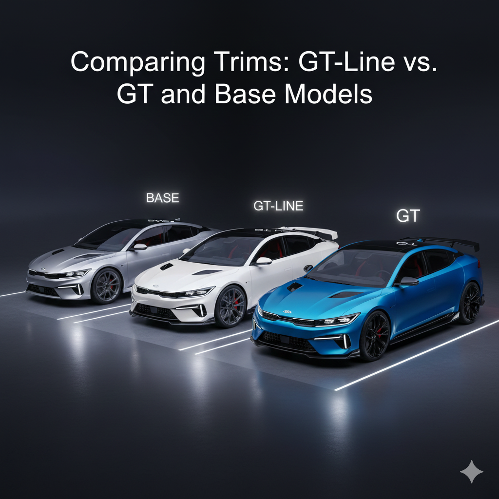 Comparing Trims: GT-Line vs. GT and Base Models
