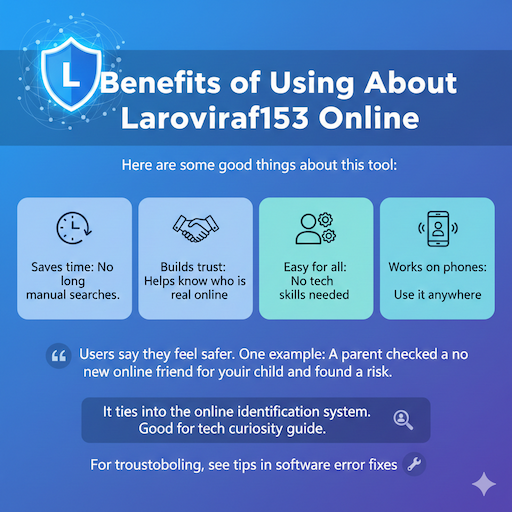 Benefits of Using About Larovviraf153 Online
