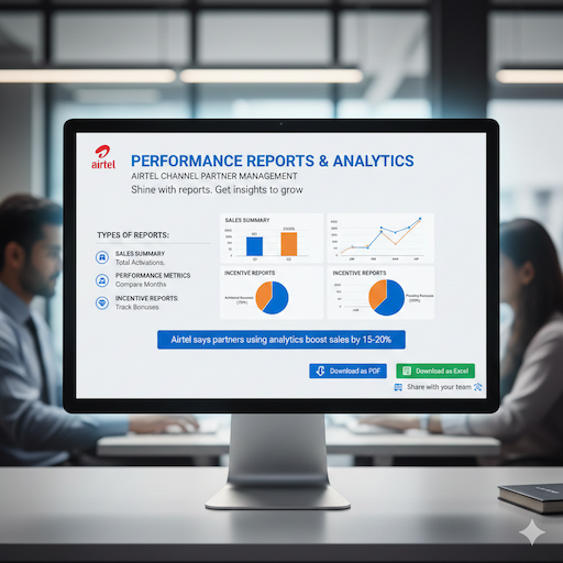 Performance Reports and Analytics in Airtel Channel Partner Management