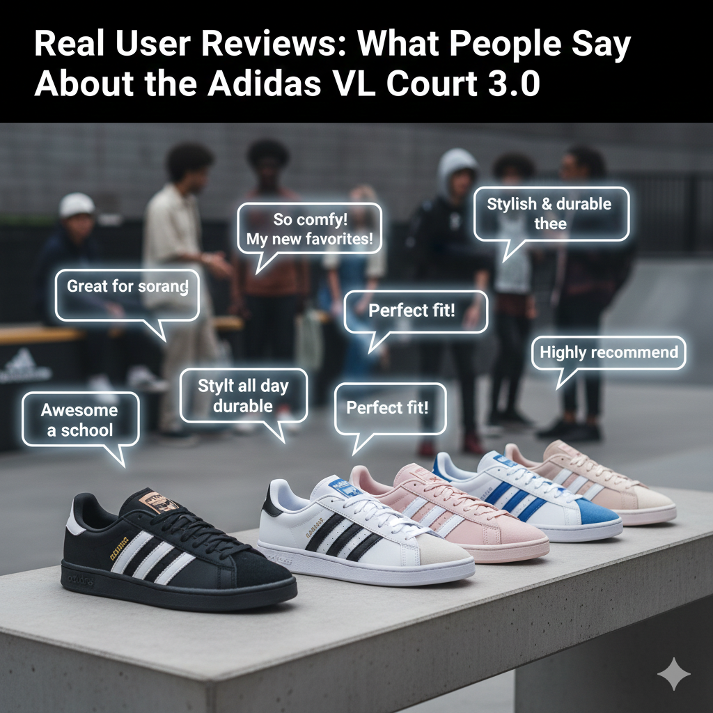 Real User Reviews: What People Say About the Adidas VL Court 3.0