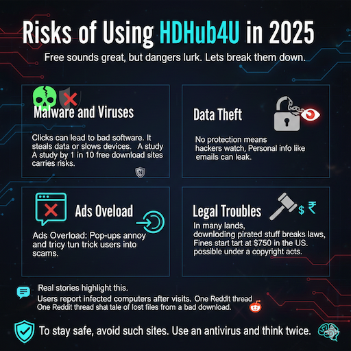 Risks of Using HDHub4U in 2025