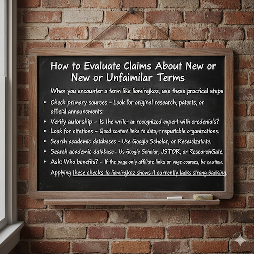 How to Evaluate Claims About New or Unfamiliar Terms