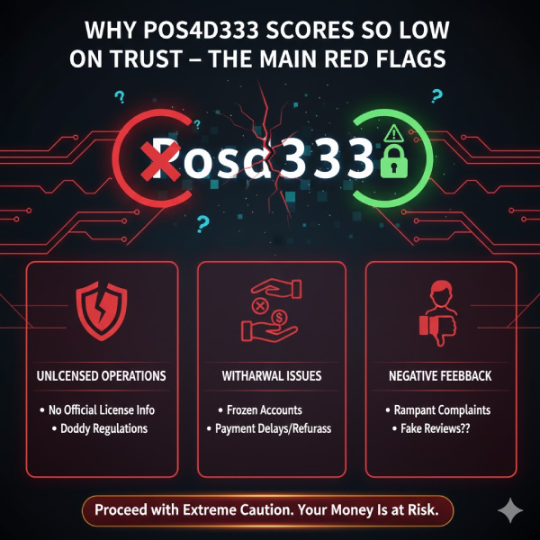 Why Pos4d333 Scores So Low on Trust – The Main Red Flags