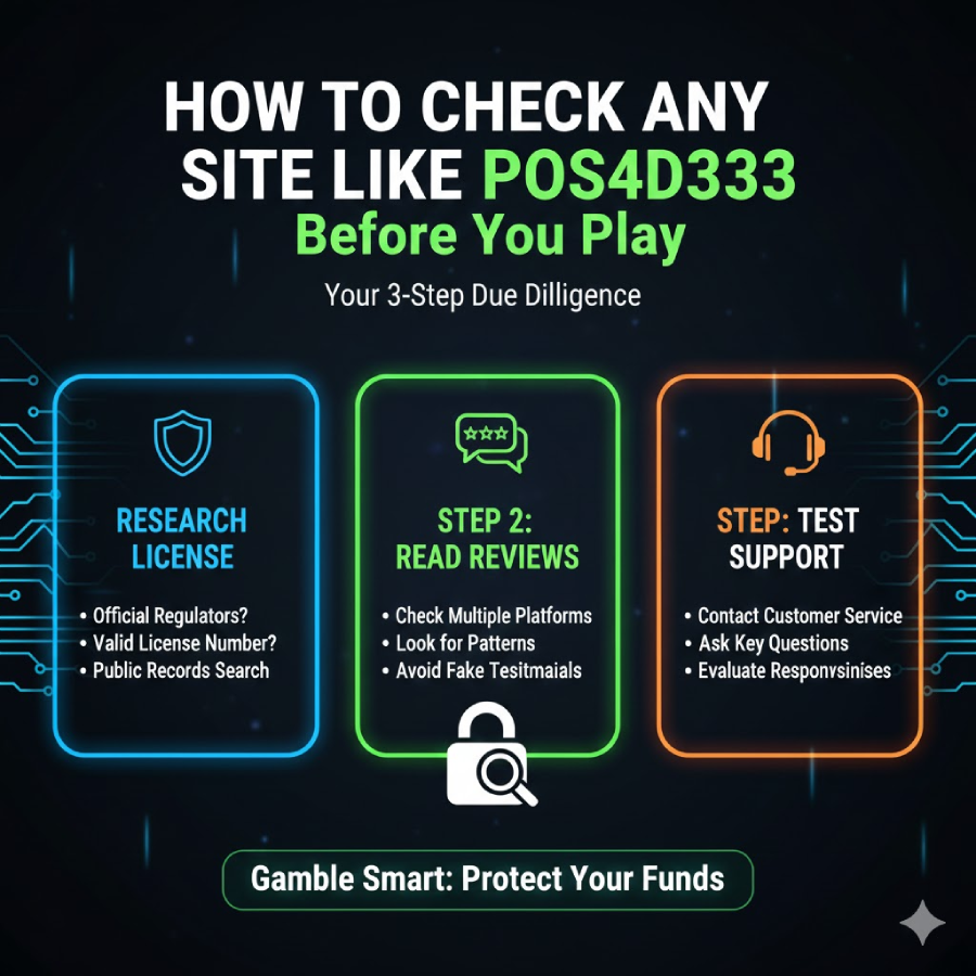 How to Check Any Site Like Pos4d333 Before You Play