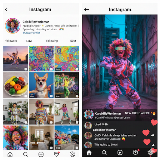 Calsikifle Weniomar Social Media Presence