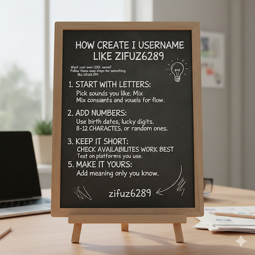 How to Create a Username Like Zifuz6289