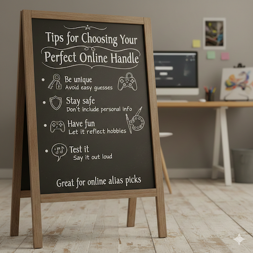 Tips for Choosing Your Perfect Online Handle