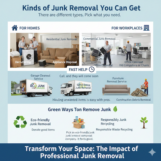 Kinds of Junk Removal You Can Get