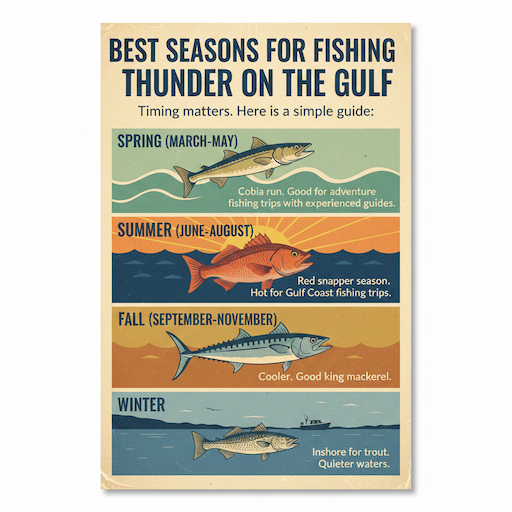 Best Seasons for Fishing Thunder on theGulf
