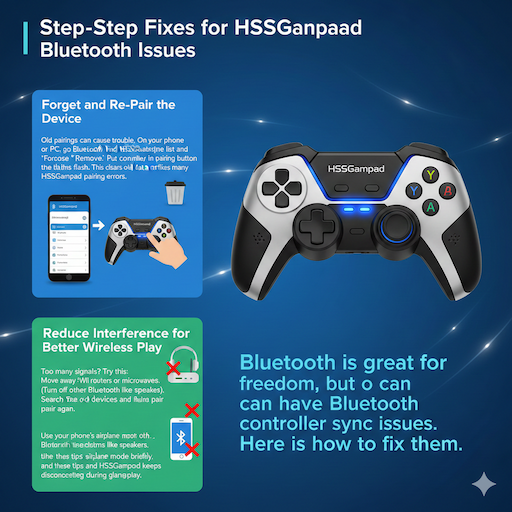 Step-by-Step Fixes for HSSGamepad Bluetooth Issues