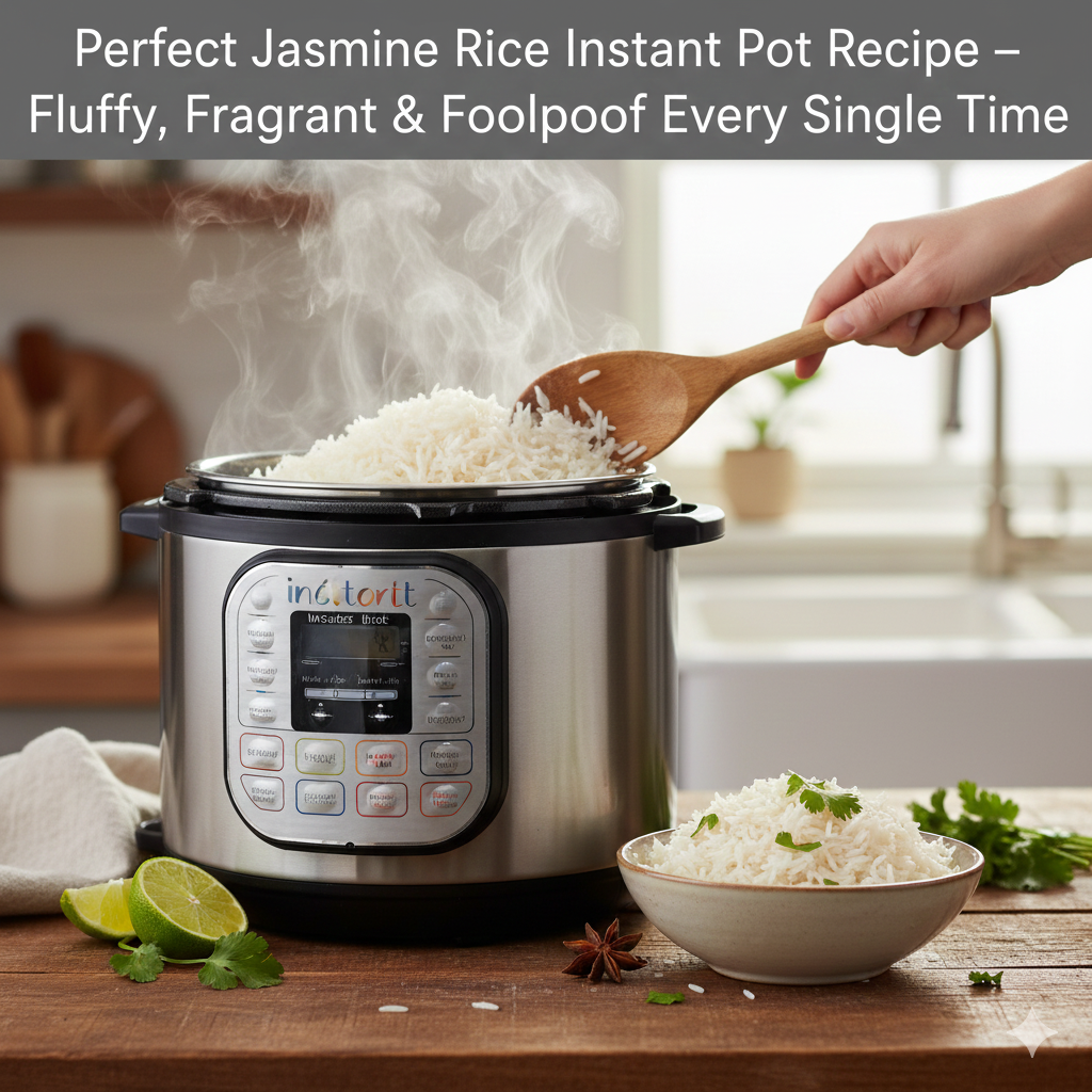 Perfect Jasmine Rice Instant Pot Recipe – Fluffy, Fragrant & Foolproof Every Single Time