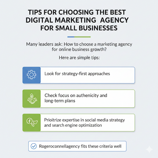 Tips for Choosing the Best Digital Marketing Agency for Small Businesses