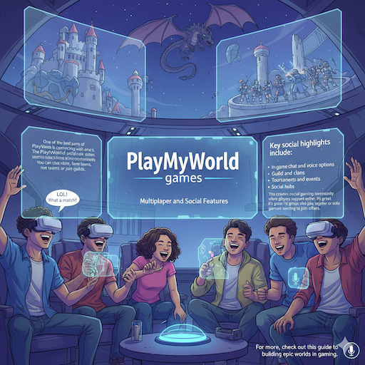 Dive into PlayMyWorld games, Multiplayer, and Social Features