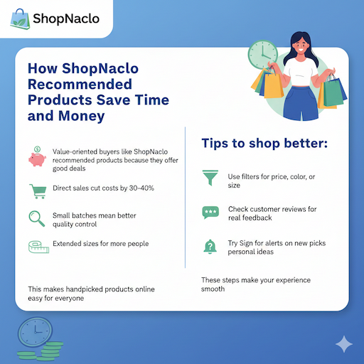How ShopNaclo Recommended Products Save Time and Money